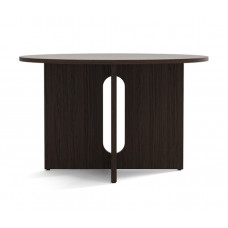 Стол  Androgyne Dining Table, Ø120 cm DARK STAINED OAK