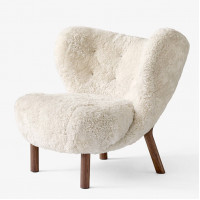 Кресло Little Petra VB1 Oiled Walnut w. Sheepskin Moonlight