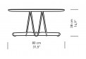 Стол E021-800 Carl Hansen 
