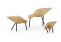 Птичка декор Shorebird Large Oak Black Normann Copenhagen