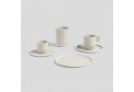 КОФЕЙНОЕ БЛЮДЦЕ Paper porcelain coffee saucer light grey 