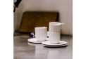 КОФЕЙНОЕ БЛЮДЦЕ Paper porcelain coffee saucer light grey 