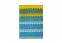 Ekko Throw Blanket yellow/dusty blue