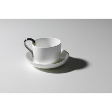 Чашка Mine с блюдцем SILVER