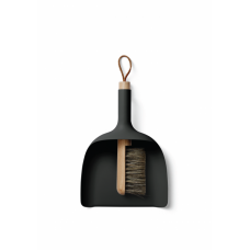 Щетка и совок цвет черный