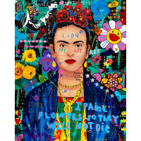 Постер FRIDA FLOWERS 