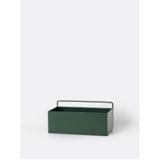 настенное кашпо Wall Box - Dark Green - Rectangle 