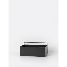 настенное кашпо Wall Box - Black - Rectangle 
