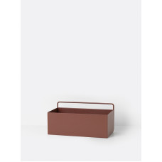 настенное кашпо Wall Box - Red Brown - Rectangle 