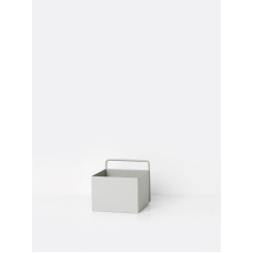 настенное кашпо Wall Box - Light Grey - Square 