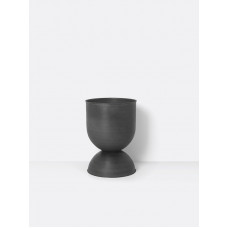 кашпо Hourglass среднее черное ferm living