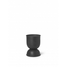 кашпо hourglass экстра маленькое черное ferm living