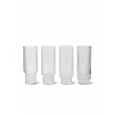 стаканы ripple long drink glasses (набор из 4х) прозрачные ferm living