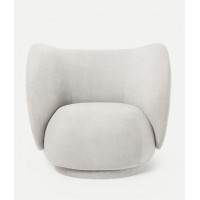Кресло лаунж Rico Lounge Chair - Bouclé