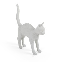 переносная  лампа JOBBY THE CAT WHITE seletti