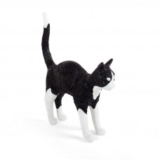 переносная  лампа JOBBY THE CAT BLACK & WHITE seletti