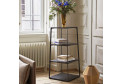 Стеллаж Eiffel Shelf - Square 4 layer, Ink Black HAY