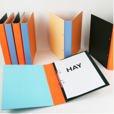 ПАПКА Spine Binder спокойный синий - оранжевый