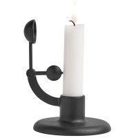 Подсвечник Moment черный