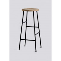 Барный стул CORNET BAR STOOL HIGH SOFT BLACK POWDER COATED STEEL HAY