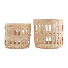 корзина для хранения   House doctor WEAVE SET OF 2 BASKETS 