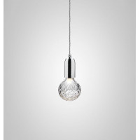 подвесной светильник crystal bulb & pendant хром 