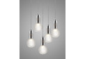 подвесной светильник crystal bulb & pendant хром 