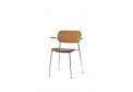 Стул Co Chair, fully upholstered with armrest, Chrome MENU