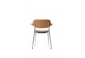 Стул Co Chair, fully upholstered with armrest, Chrome MENU