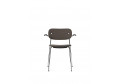 Стул Co Chair, fully upholstered with armrest, Chrome MENU