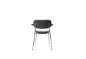 Стул Co Chair, fully upholstered with armrest, Chrome MENU