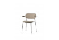 Стул Co Chair, fully upholstered with armrest, Chrome MENU