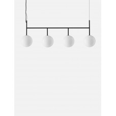 Подвесной светильник TR Bulb MATTE OPAL  Black MENU