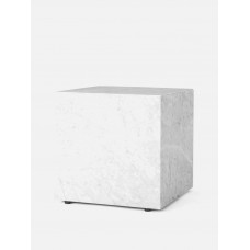 СТОЛИК Plinth кубический, белый мрамор каррара