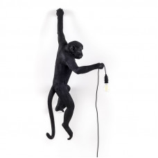 настенный светильник The Monkey Lamp Black Hanging Version SELETTI
