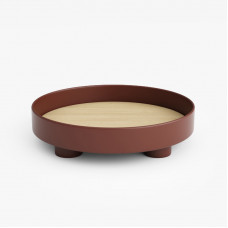 поднос PLATFORM TRAY темно-бардовый