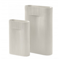 ваза Ridge Vase H 48 cm Off-White muuto