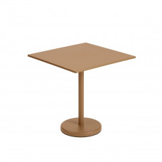 Уличный кофейный столик The Linear Café Table burnt orange muuto