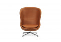 Кресло Hyg Lounge Chair High Swivel Alu Ultra Leather NORMANN COPENHAGEN