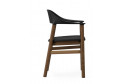Стул Herit Armchair Upholstery Smoked Oak Spectrum Leather Black