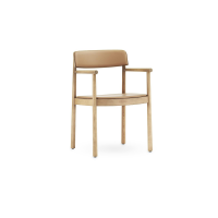 Стул Timb Armchair Upholstery, Tan/ Camel leather Normann Copenhagen