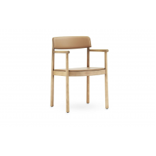 Стул Timb Armchair Upholstery, Tan/ Camel leather Normann Copenhagen