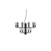 Люстра Amp Chandelier Small EU Smoke/Black Normann Copenhagen