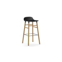 Стул барный Form Barstool 75 cm Oak Black Normann Copenhagen 