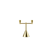 Подсвечник Pirouette Candle Holder 2 Brass Normann Copenhagen 