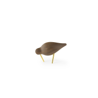 птичка декор Shorebird Small Walnut Brass normann copenhagen