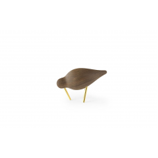 птичка декор Shorebird Small Walnut Brass normann copenhagen