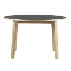 Стол Slice Table Ø120 cm Linoleum Smokey Blue