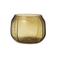 Ваза Step Vase H16 cm Brown