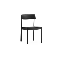 Стул Timb Chair Upholstery, Black/ Black leather  Normann Copenhagen